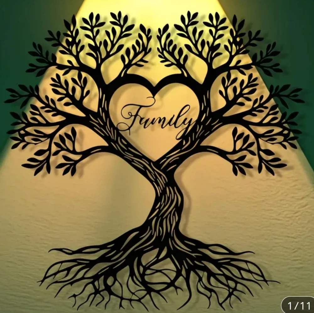 Black Family Tree Of Life Wall Decor